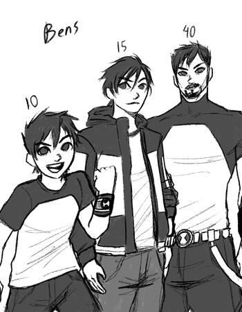 Ben 10 - Redesign Sketches