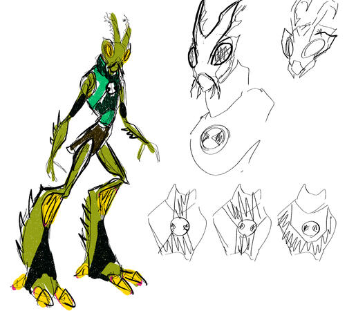 Crashopper - Redesign Sketches